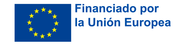 Logotipo financiación Unión Europea